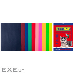 Папір Buromax А4, 80g, DARK+NEON, 10colors, 20sh (BM.2721020-99)