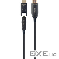 Кабель CABLEXPERT AOC Premium Micro-HDMI/HDMI - HDMI v2.0 30м Black (CCBP-HDMID-AOC-30M)