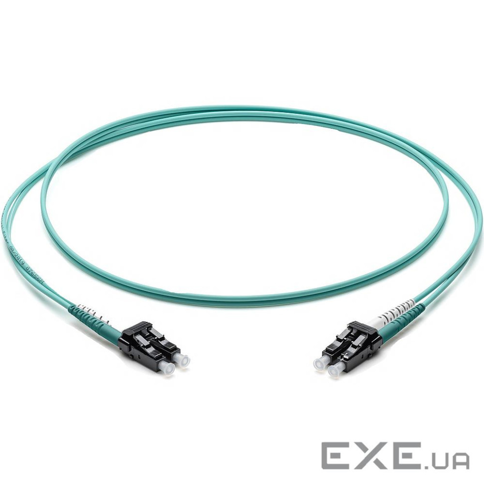 ВО патч-корд, LC/UPC-LC/UPC, 2.0мм, (OM3 Clearcurve®), Duplex, LSZH, 1м, Corning (F050502T2Z20001M)
