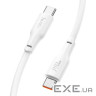 Дата кабель USB-C to USB-C 1.0m 240W TPE X93 white HOCO (6931474790736)