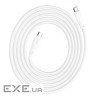 Дата кабель USB-C to USB-C 1.0m 240W TPE X93 white HOCO (6931474790736)
