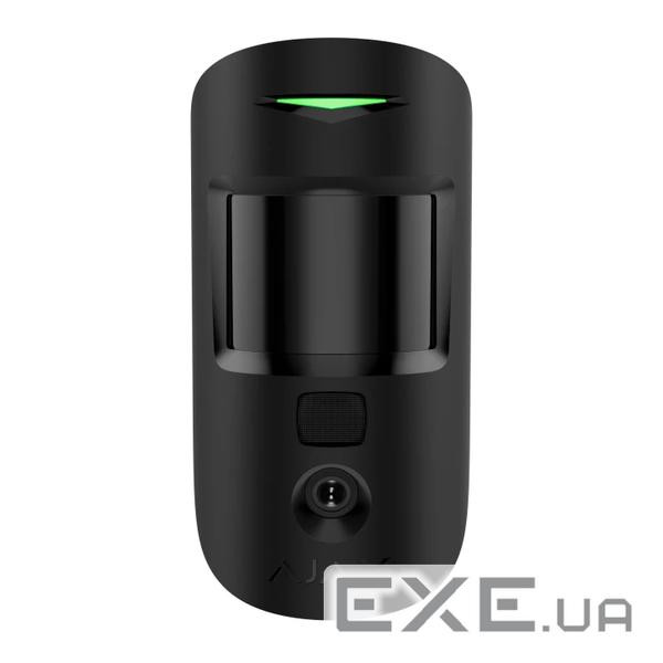 Бездротовий сповіщувач руху з функціями фо (Ajax MotionCam S (PhOD) Jeweller (8PD) black)