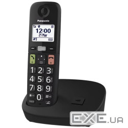 Радіотелефон DECT чорний PANASONIC KX-TGU110UAB PANASONIC KX-TGU110UAB