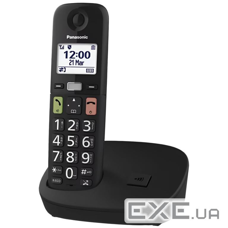 Радіотелефон DECT чорний PANASONIC KX-TGU110UAB PANASONIC KX-TGU110UAB