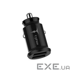 Зарядний пристрій T-Phox Charger Set 2.4A Dual+MicroUSB cable 1.2m (Black) (T-S09 SET M B)