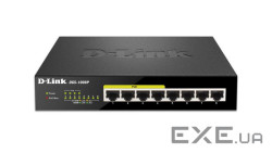 Комутатор мережевий D-Link DGS-1008P