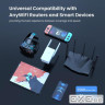 Повторювач/розширювач WiFi сигналу Tenda A23 (AX1500 Wi-Fi 6, 1xGE LAN, 2*5dBi зовнішні антени) )
