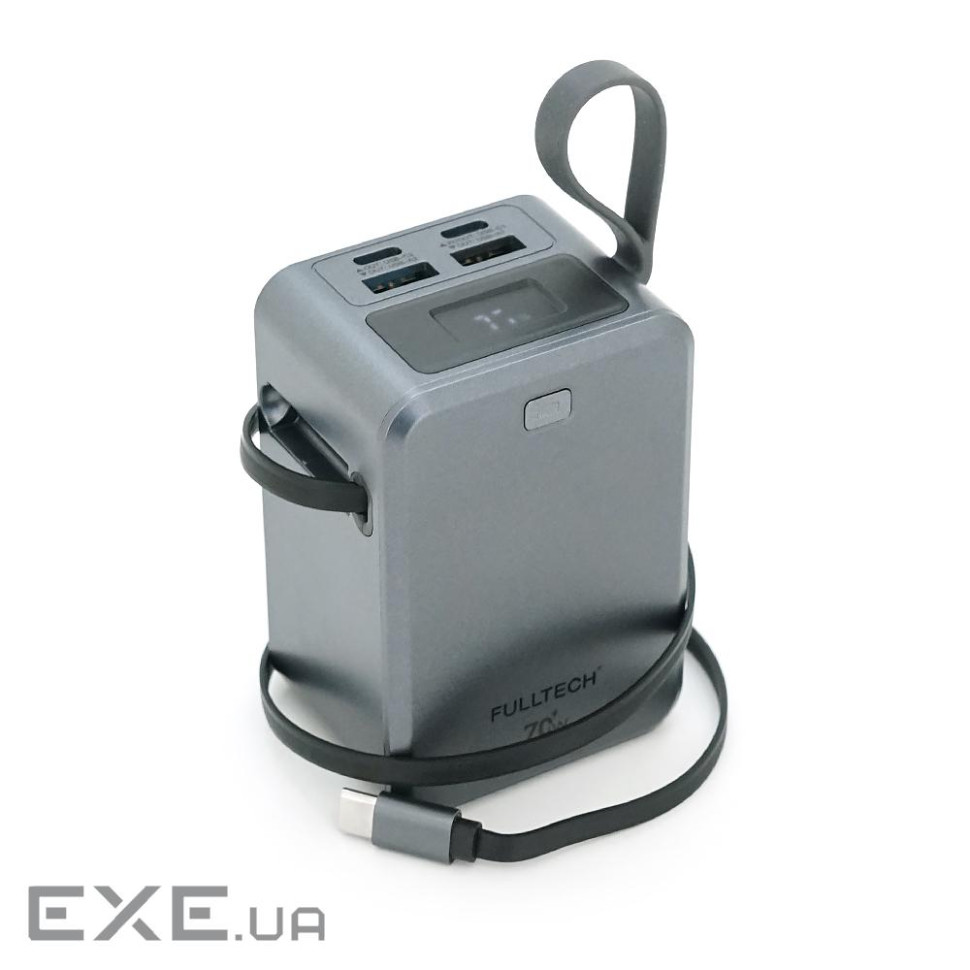 PowerBank FULLTECH FP33 20000mAh, 70W, Input: (Type-C), Output: (USB, 2*Type-C (FULLTECH PRIME FP33)