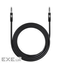 Кабель мультимедійний 3.5mm M to 3.5mm M 1.0m Black Armorstandart (ARM76890)