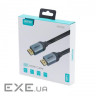 Кабель мультимедійний HDMI to HDMI 2.0m V.2.1 8K 60Hz HDR10 HLG 48Gbps YUV 444 Choetech (XHH01-BK)