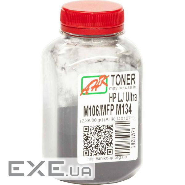 Тонер HP LJ Ultra M106w/M134a/134fn, 80г Black AHK (1401071)