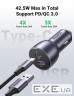 Зарядний пристрій Ugreen 1xUSB-C + 1xUSB QC3.0 60W CD213 gray (60980)
