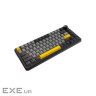 Ігрова механічна клавіатура AK820 MAX Magnetic switches-Black-Gray-Yellow-RGB (AK820MAX-WM-BGY)