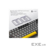 Ігрова механічна клавіатура AK820 MAX Magnetic switches-Black-Gray-Yellow-RGB (AK820MAX-WM-BGY)