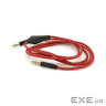 Кабель AUX з мікрофоном Audio DC3.5 тато-тато 1.0м, CCA Stereo Jack, (круглий) Re (ZDL-AUXcM / 1.0m) ) Re (ZDL-AUXcM / 1