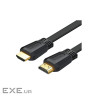 Кабель UGREEN ED015 Flat Cable HDMI v2.0 2м Black (70159) (UGR-70159)
