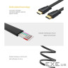 Кабель UGREEN ED015 Flat Cable HDMI v2.0 2м Black (70159) (UGR-70159)