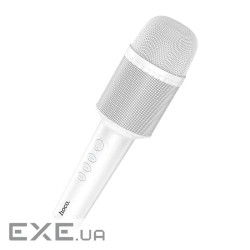 Мікрофон бездротовий HOCO DBK1, White, BOX (HOCO DBK1 / W)
