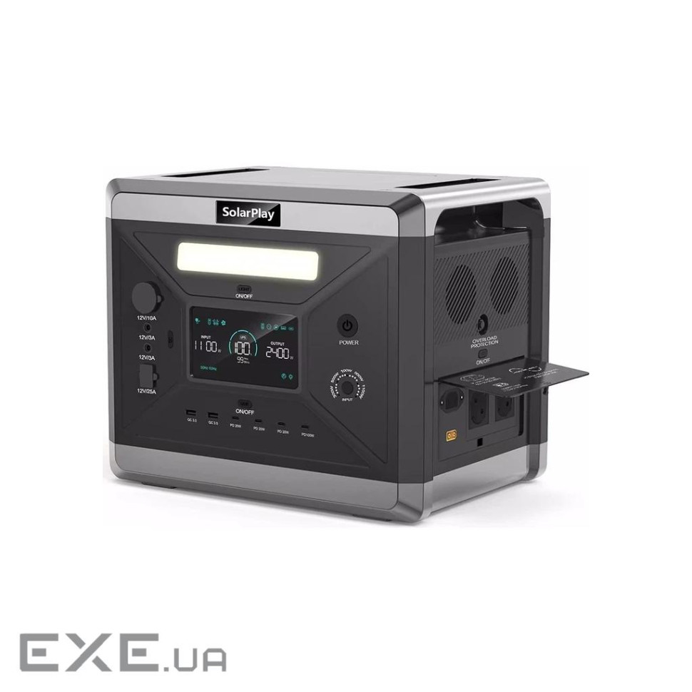 Зарядна станція SolarPlay BCQ2501 2400W 2160Wh