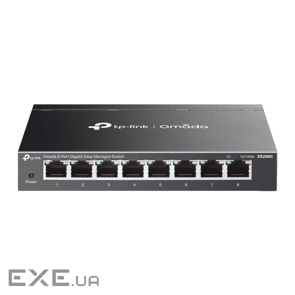 Комутатор 8-портовий гігабітний Omada Easy Managed TP-Link, ES208G TP-LINK ES208G