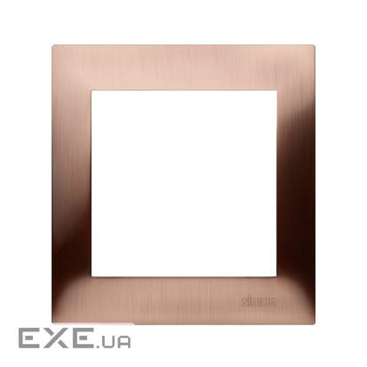 Рамка розетки Premium 1x, металлическая медь (DR1/36)