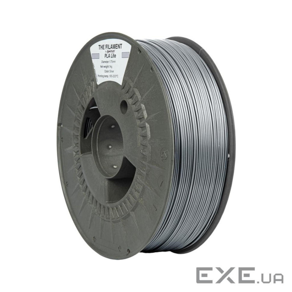 Пластик для 3D-принтера The Filament PLA Lite 1.75mm SILVER 1kg (TF-24234)