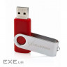 USB флеш накопичувач eXceleram 8GB P1 Series Silver / Red USB 2.0 (EXP1U2SIRE08)