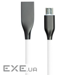 Дата кабель USB 2.0 AM to Micro 5P 2.0m white PowerPlant (CA910731)