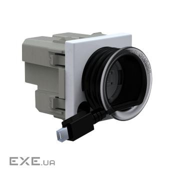 Модуль 45х45мм USB 5V 1.5A, белый (K126A/9)
