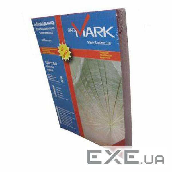 Обкладинка для палітурки bindMARK пл. Кристал А4 150 мкн (100 шт./уп.) бесцв . (40190)