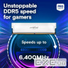 Модуль пам'яті CRUCIAL DDR5 Pro Overclocking DDR5 6400MHz 64GB Kit 2x32GB White (CP2K32G64C40U5W)