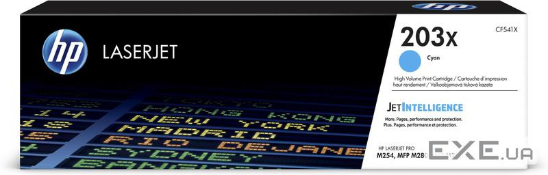 Картридж HP CLJ 203X Cyan 2.5K (CF541X)