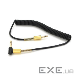 Кабель VEGGIEG mini-jack 3.5 мм 1м Black (YT-AUXGJ(M) (M)-AWS-2) (YT-AUXGJ(M)/(M)-AWS-2)