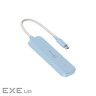Концентратор J5create USB-C to 2xUSB-A + 2xUSB-C 3.2 10Gbps cyan (JCH342EC-N)