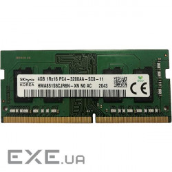 Memory module HYNIX SO-DIMM DDR4 3200MHz 4GB (HMA851S6CJR6N-XN)