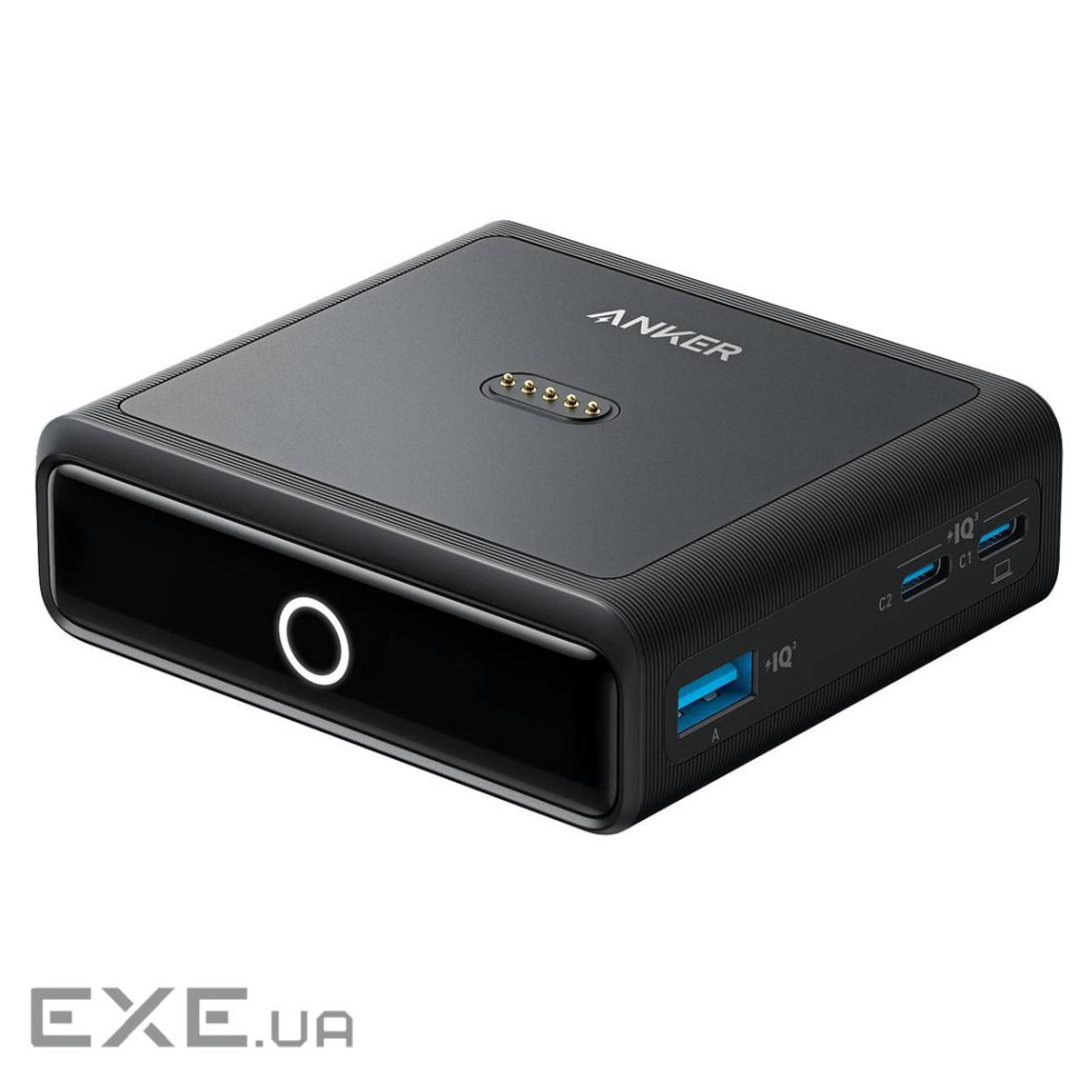 мережева зарядка ANKER Charging Base for Anker Prime 100W, 2xUSB-C, 1xUSB-A, Pogo pin (Чо (A1902311)