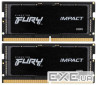 Модуль пам'яті KINGSTON FURY Impact SO-DIMM DDR5 5600MHz 64GB Kit 2x32GB (KF556S40IBK2-64)