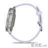 Смарт-часы Garmin Venu 4 41mm Silver Bezel with Periwinkle Silicone Band (010-03013-01), 1.2" (390x3