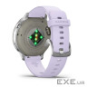 Смарт-часы Garmin Venu 4 41mm Silver Bezel with Periwinkle Silicone Band (010-03013-01), 1.2" (390x3