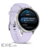 Смарт-часы Garmin Venu 4 41mm Silver Bezel with Periwinkle Silicone Band (010-03013-01), 1.2" (390x3