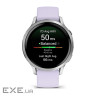 Смарт-часы Garmin Venu 4 41mm Silver Bezel with Periwinkle Silicone Band (010-03013-01), 1.2" (390x3