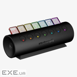 USB-Хаб Streamplify HUB CTRL 7-RGB-EU-F, чорний (SPUH-HC71217.11)