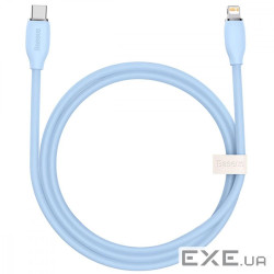 Кабель Baseus Foamed Silicone Fast Charging Type-C to Lightning 20W (1m) blue (E0426A02)