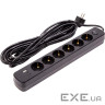 Мережевий фільтр PowerPlant 7м, 3x0.75мм2, 6 розеток, 1xUSB, 2xType-C, євро, 100% мідь (Y (EX610686)