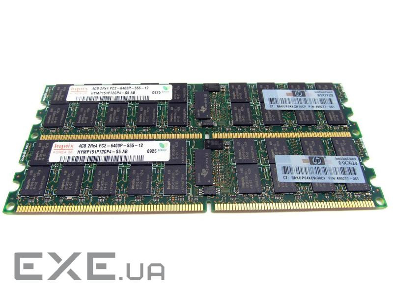 Оперативна пам'ять для сервера HP 8GB Reg PC2-6400 2x4GB Kit (497767-B21 SALE#1)