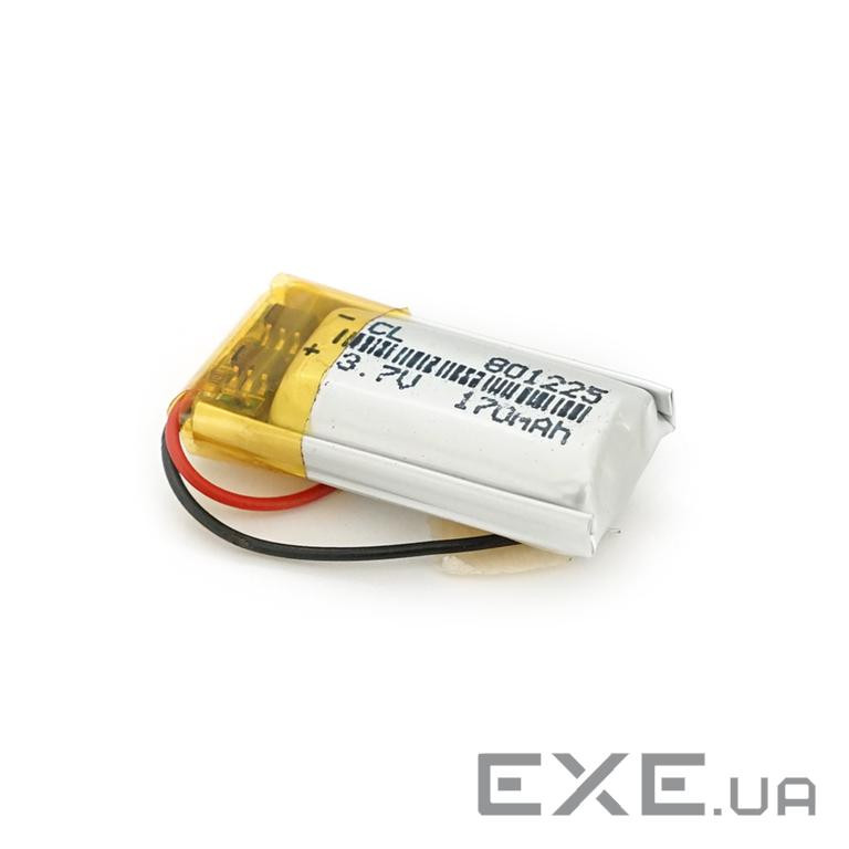 Літій-полімерний акумулятор 8*12*25mm (Li-ion 3.7В 170мА&middot,год) (801225) ) (801225)