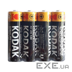 Батарейка KODAK XTRALIFE LR06 1x4 шт. коробка (30411777)