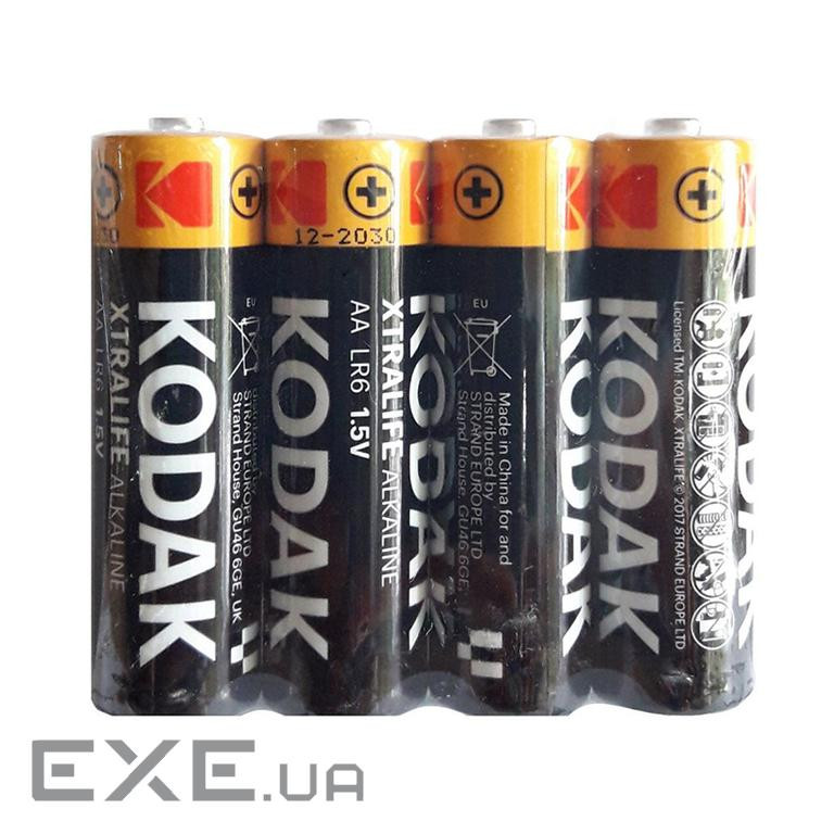 Батарейка KODAK XTRALIFE LR06 1x4 шт. коробка (30411777)