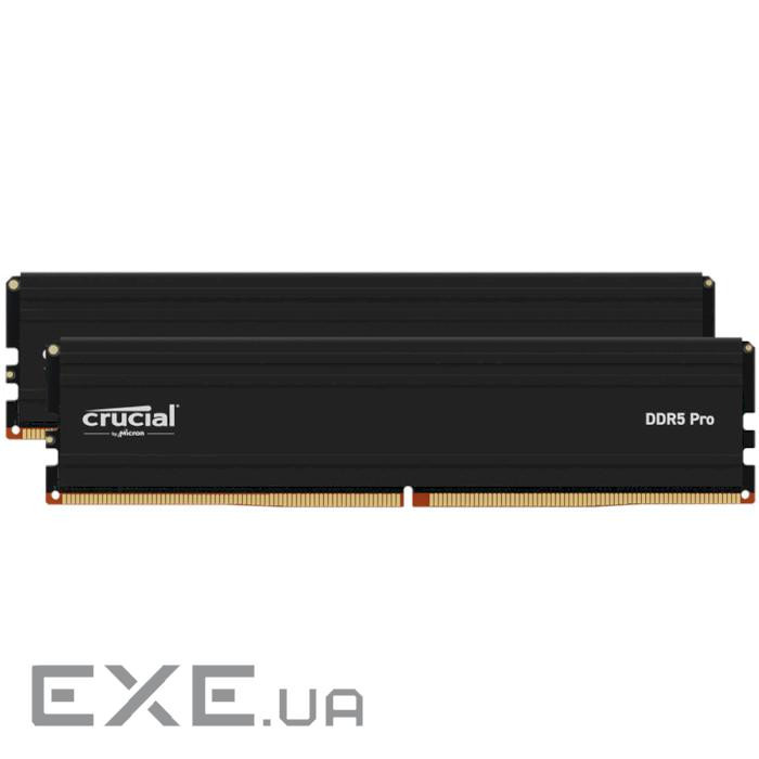 Модуль пам'яті CRUCIAL DDR5 Pro DDR5 6000MHz 64GB Kit 2x32GB (CP2K32G60C40U5B)