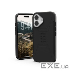 Чохол UAG для iPhone 17, Civilian MagSafe, Black (114547114040)